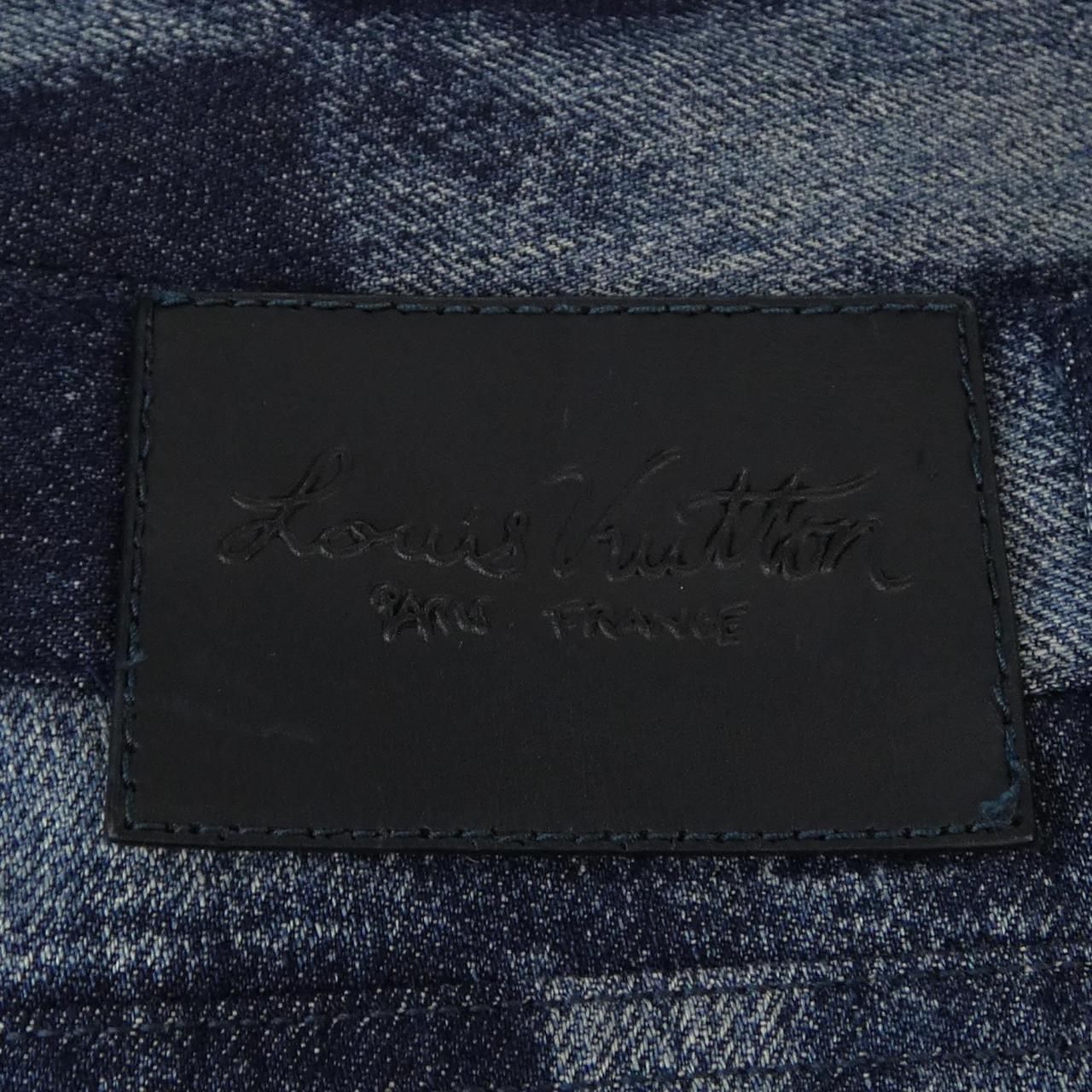 Louis Vuitton Salt Print Denim Pants Jeans — view 7