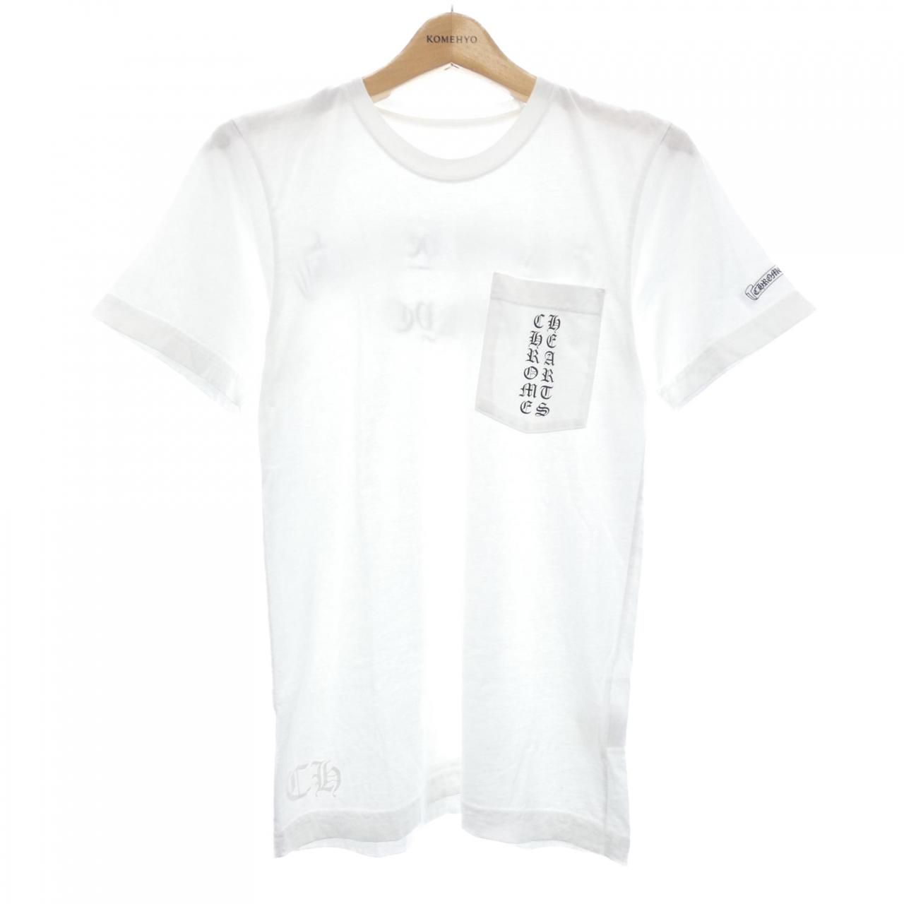 Chrome Hearts Tokyo Limited Vertical Logo Scroll Label T-Shirt