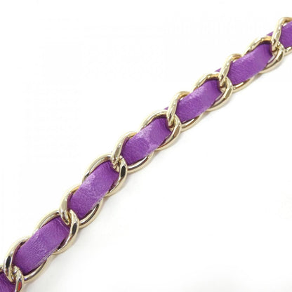 Chanel Shoulder Bag Purple — view 6