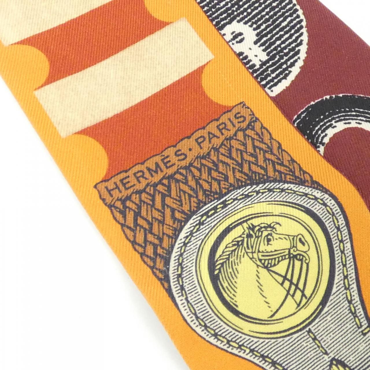 Hermes Inventaire Poetique de Brides a Bloc Twilly Scarf — view 3
