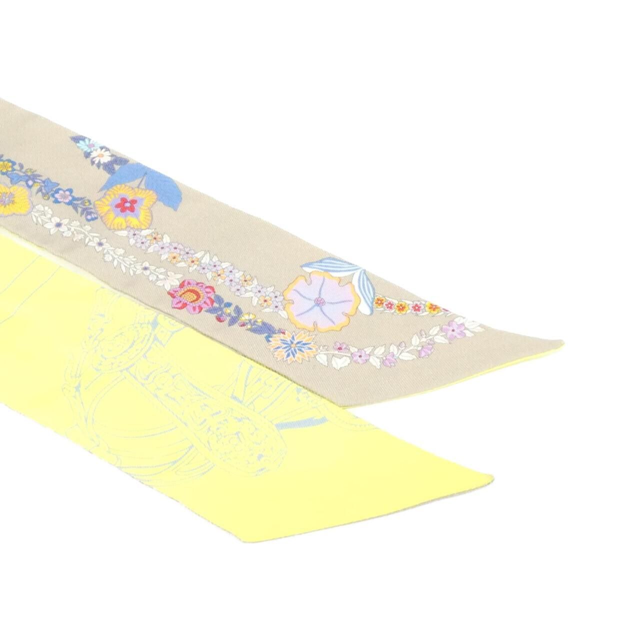 Hermes Brides de Gala Fleurs Twilly Scarf — view 2
