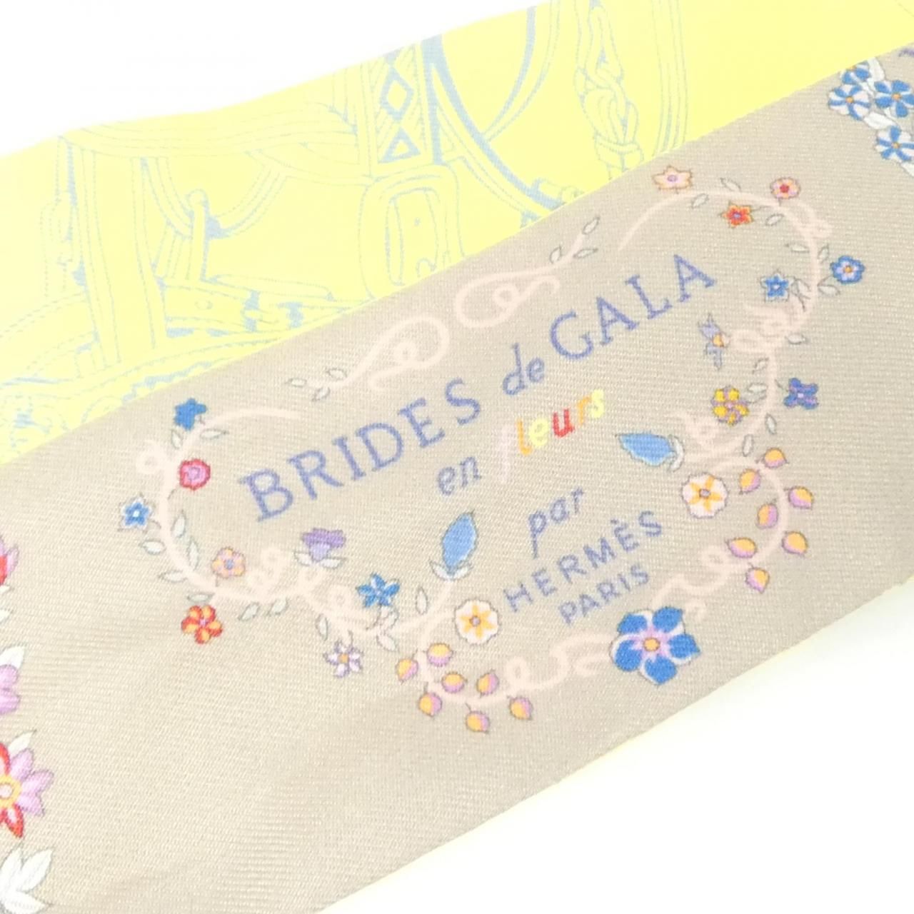Hermes Brides de Gala Fleurs Twilly Scarf — view 3