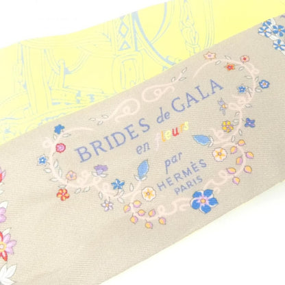 Hermes Brides de Gala Fleurs Twilly Scarf — view 3