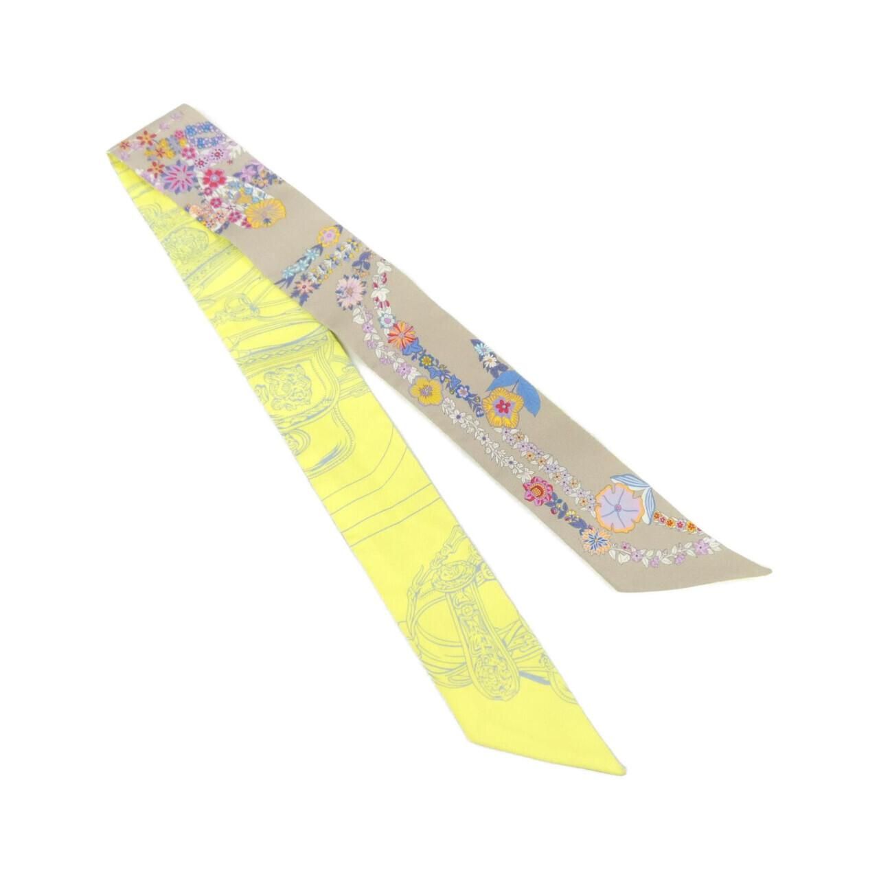 Hermes Brides de Gala Fleurs Twilly Scarf