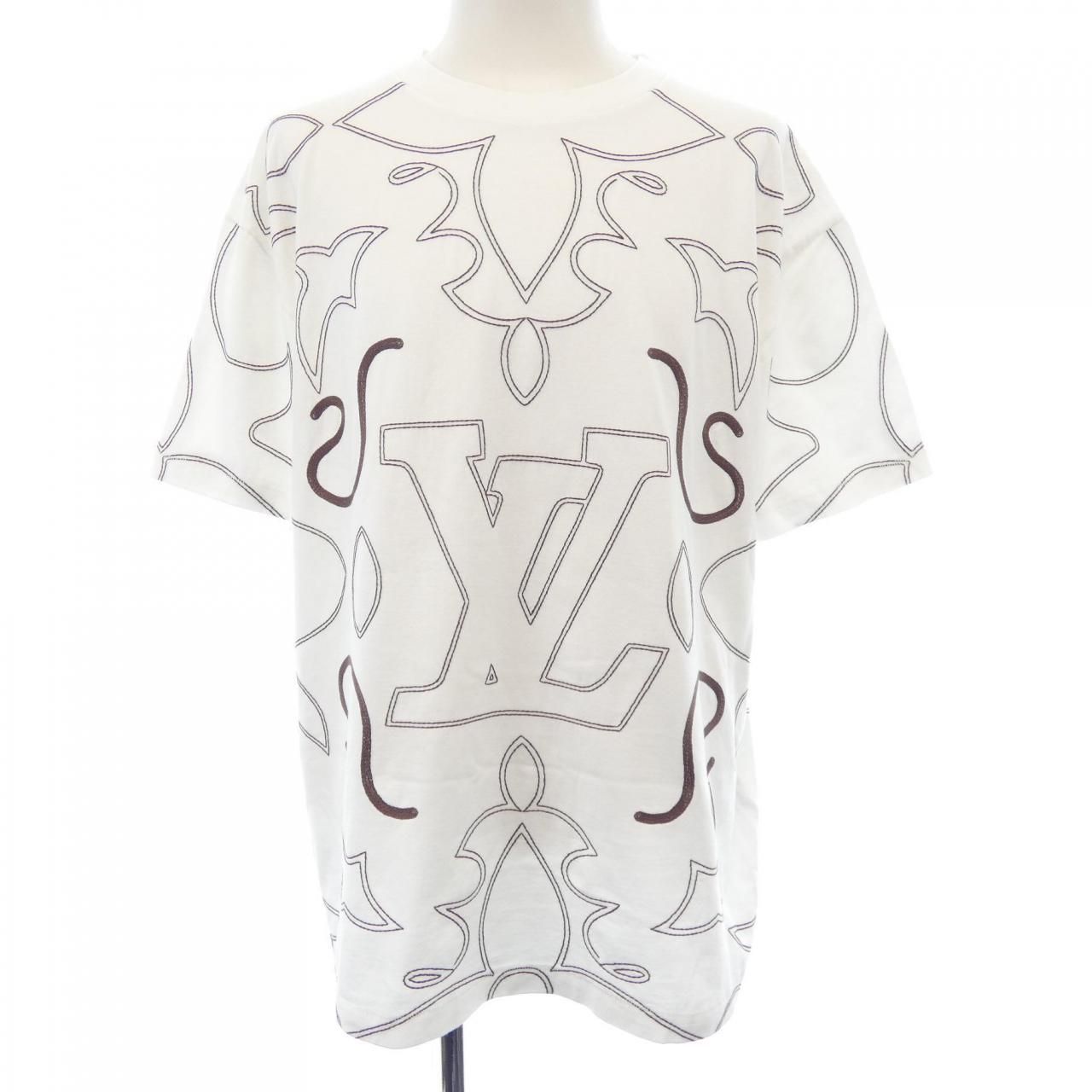Louis Vuitton Embroidered Cotton T-Shirt