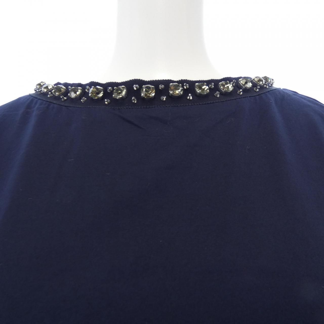 Moncler T-Shirt Navy — view 5