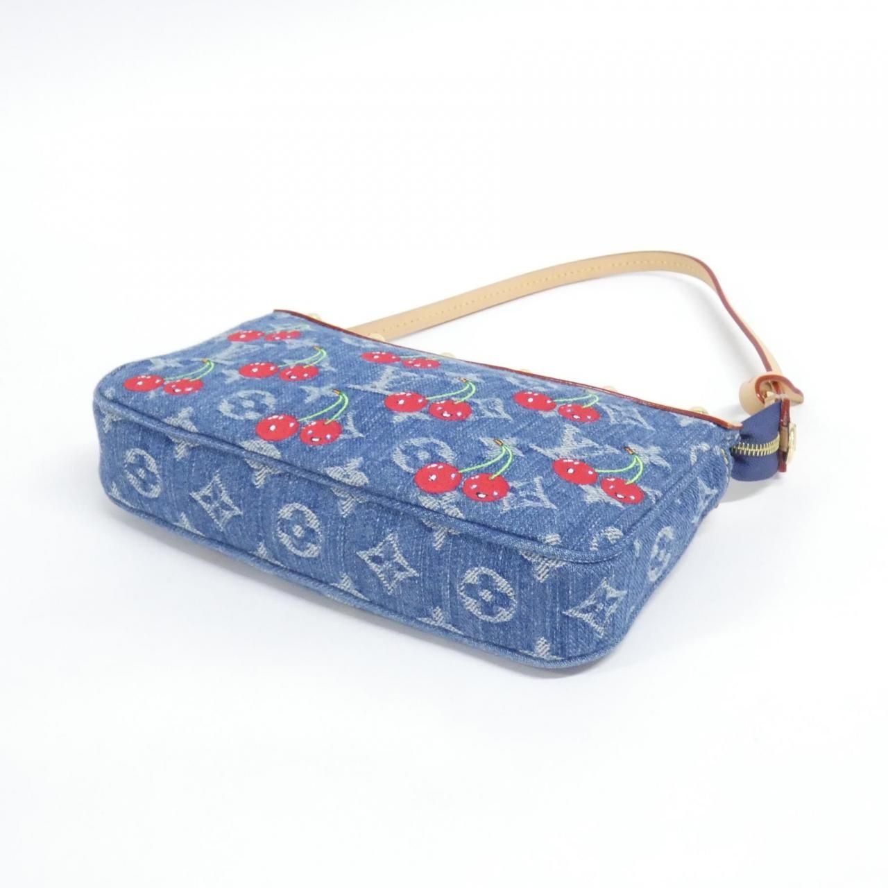 Louis Vuitton Monogram Cherry Denim Pouch — view 2