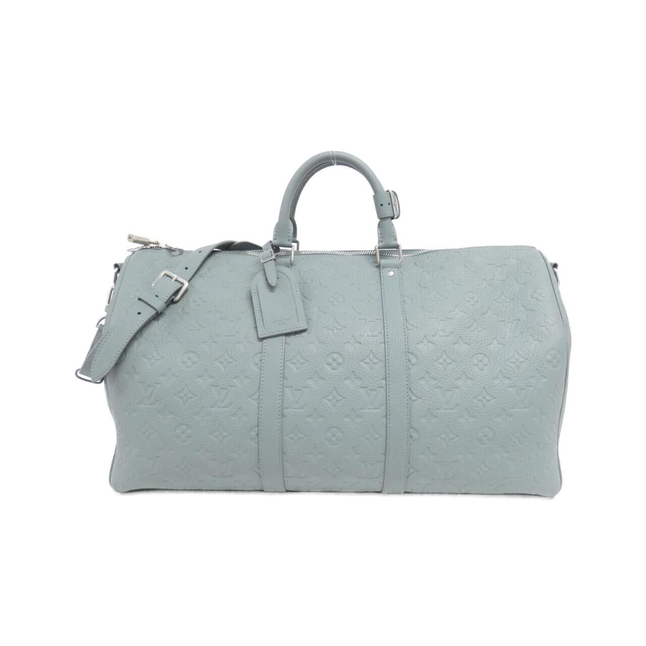 Louis Vuitton Taurillon Monogram Keepall Bandouliere 50 cm Boston