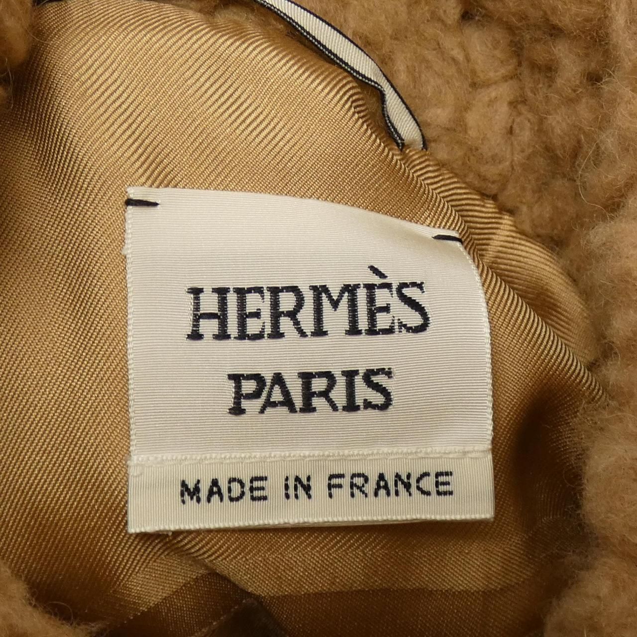 Hermes Wrap Coat Brown — view 4