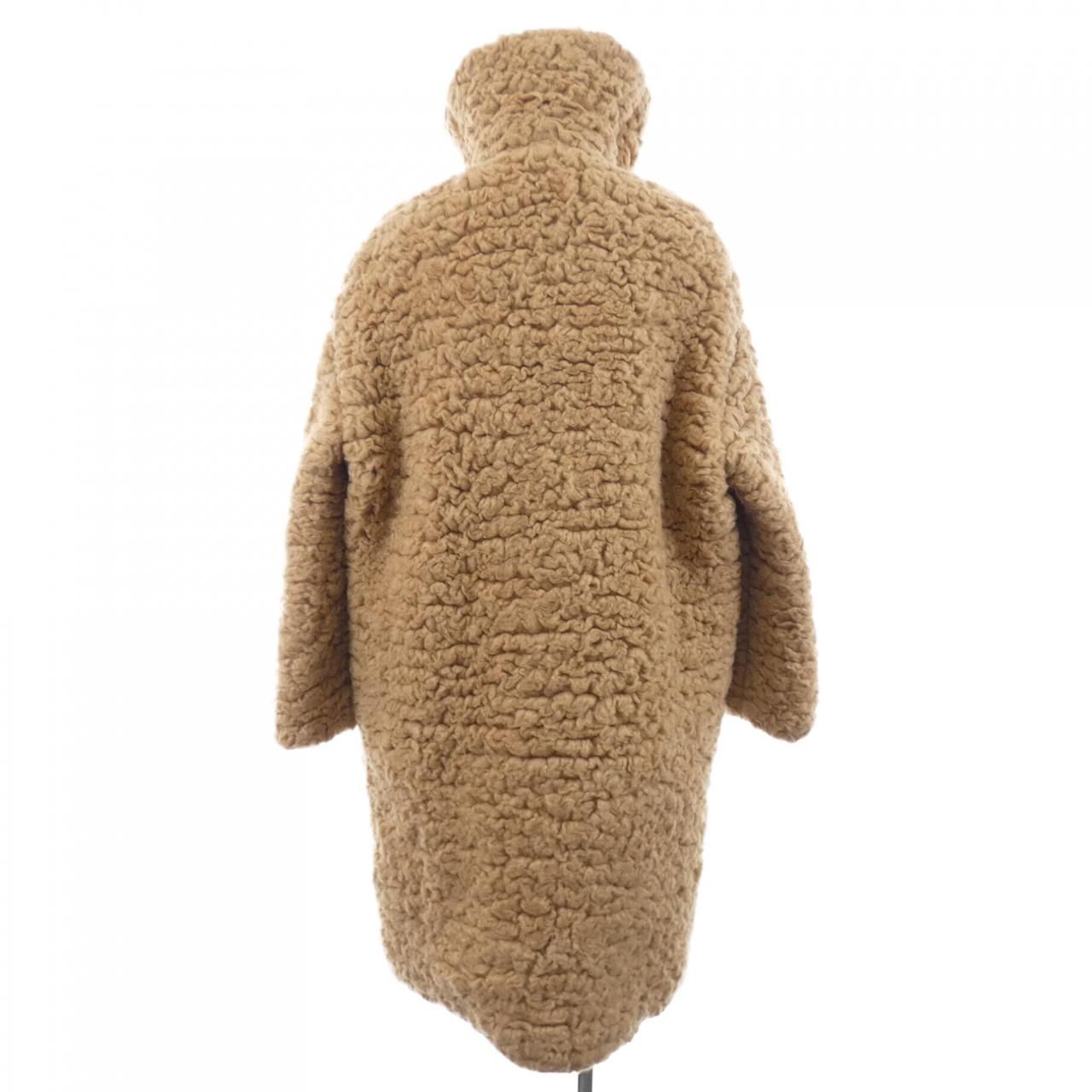 Hermes Wrap Coat Brown — view 2