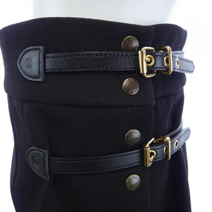 Louis Vuitton Strap Detail Mini Wrap Skirt — view 8