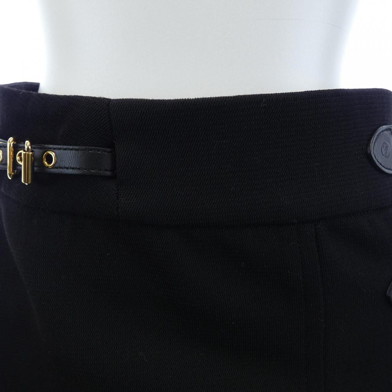 Louis Vuitton Strap Detail Mini Wrap Skirt — view 6