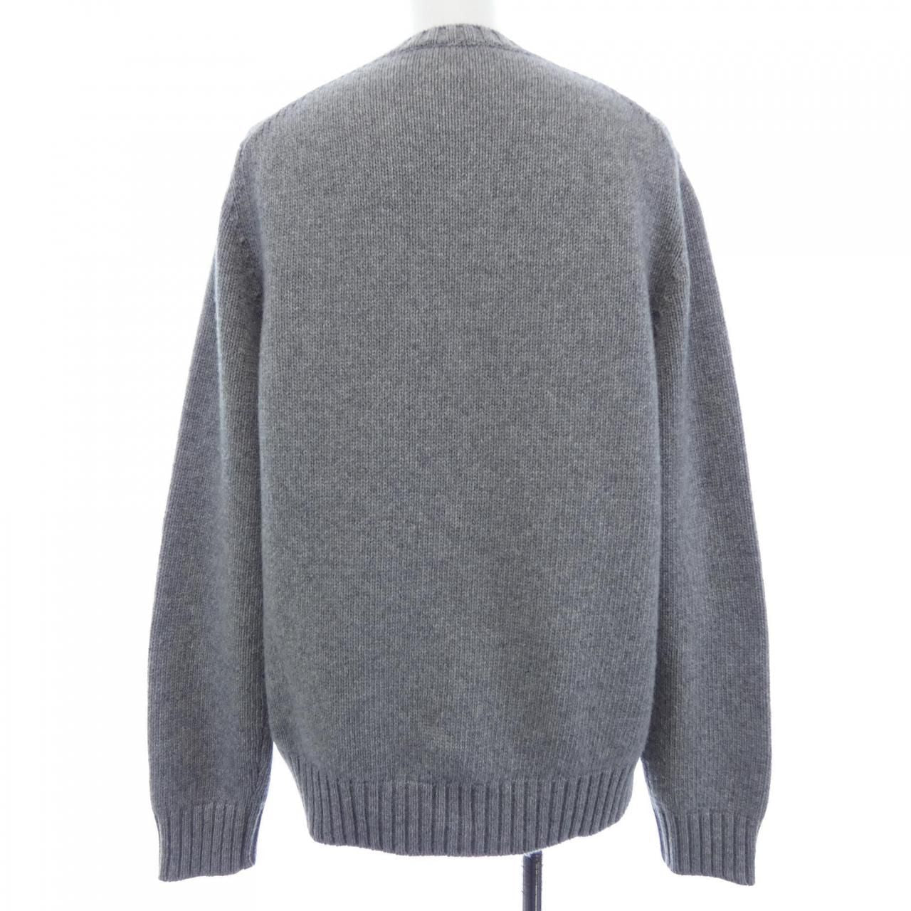 Prada Wool Cashmere Crew Neck Sweater Knit — view 2
