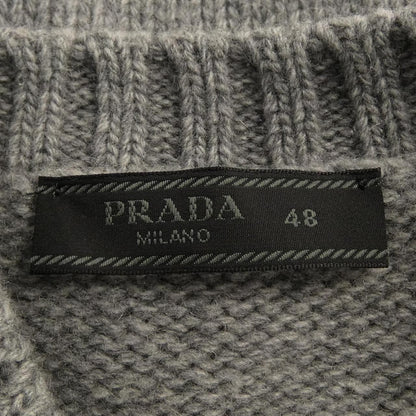 Prada Wool Cashmere Crew Neck Sweater Knit — view 4