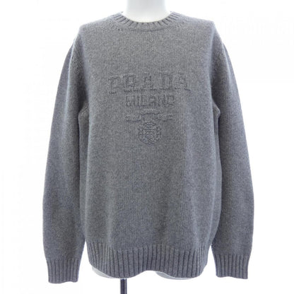 Prada Wool Cashmere Crew Neck Sweater Knit