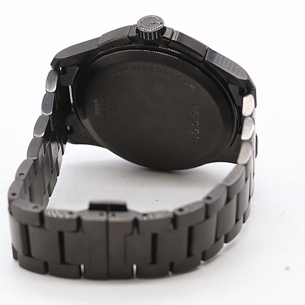 Gucci Box with Frame Timeless 126.2 SS Quartz Chronograph Black Dial Watch — view 4