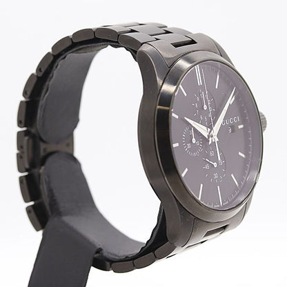 Gucci Box with Frame Timeless 126.2 SS Quartz Chronograph Black Dial Watch — view 2