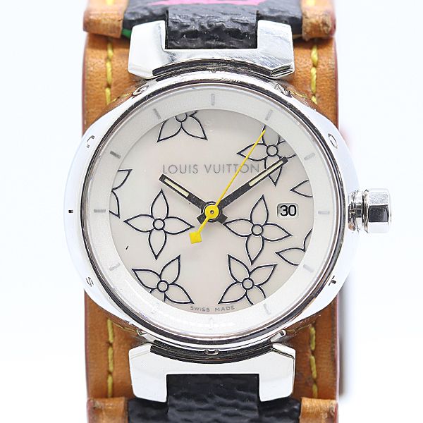Louis Vuitton Tambour Brea Loulou Quartz White Shell Dial Watch