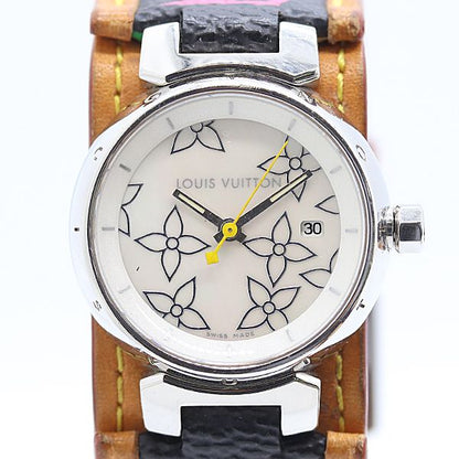 Louis Vuitton Tambour Brea Loulou Quartz White Shell Dial Watch