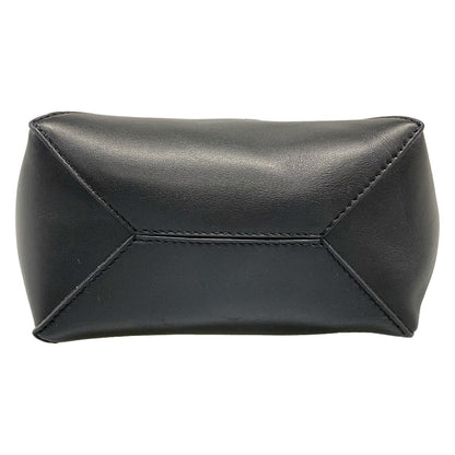 Loewe Tote Puzzle Fold Mini Black Warm Dessert Folding Bicolor — view 5