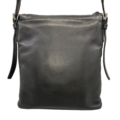 Prada Shoulder Bag Black Leather — view 3