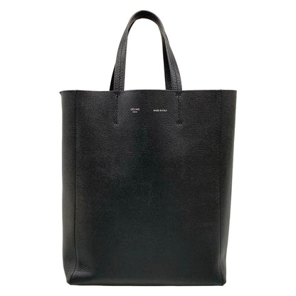 Celine Tote Vertical Cabas Mall Black Leather