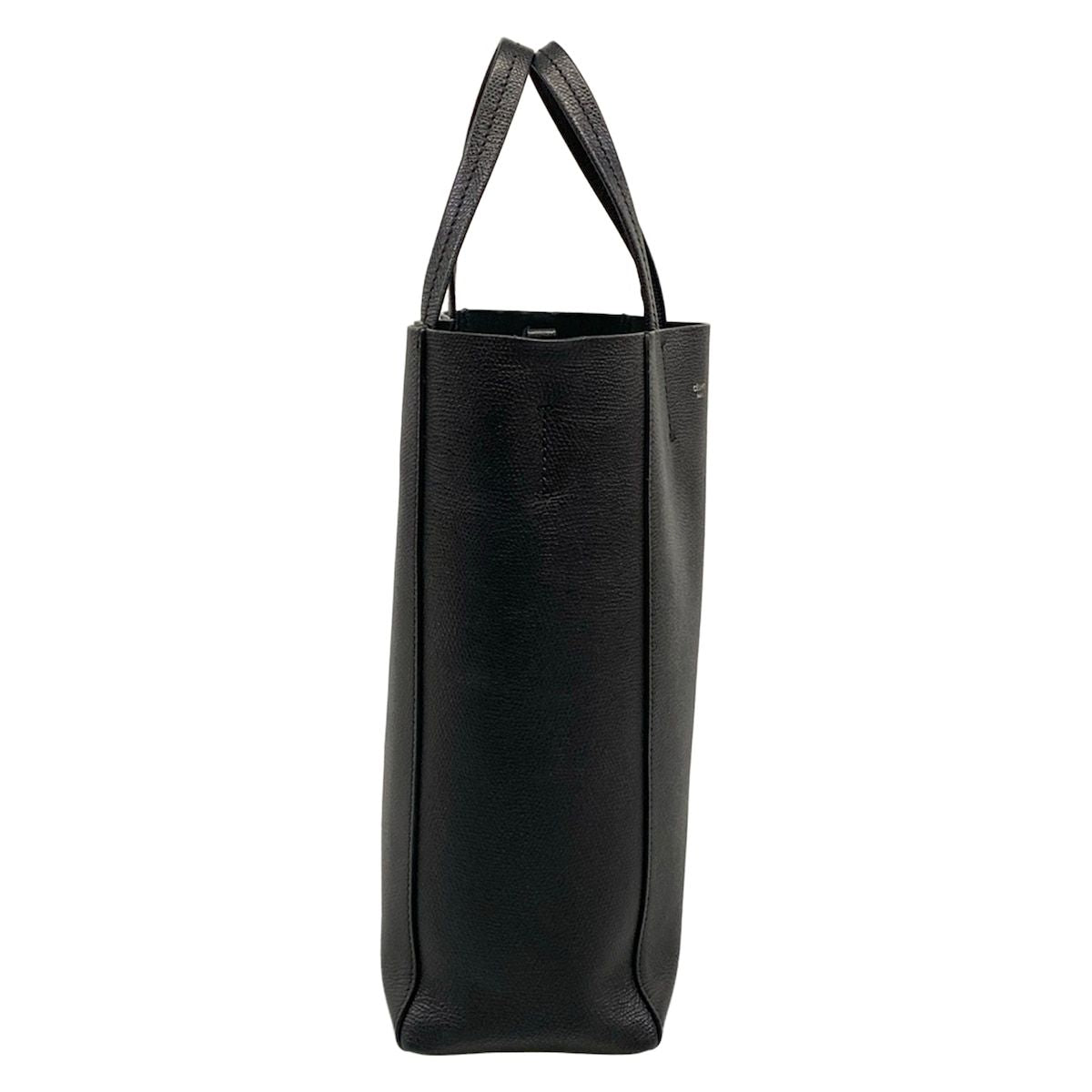 Celine Tote Vertical Cabas Mall Black Leather — view 2