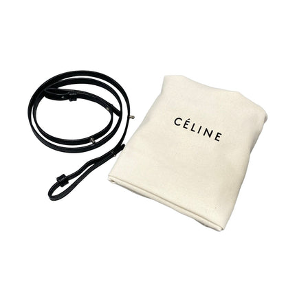 Celine Tote Vertical Cabas Mall Black Leather — view 8