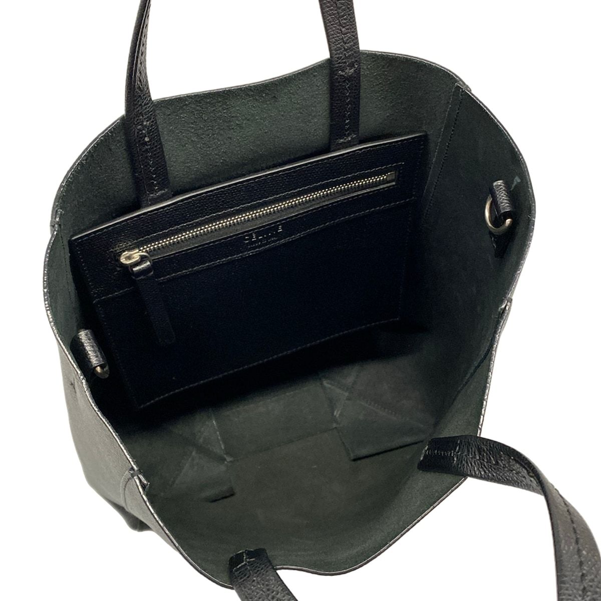 Celine Tote Vertical Cabas Mall Black Leather — view 7