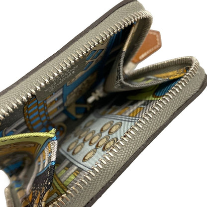 Hermes Coin Case Azap Compact Mini Silk in Grimeia — view 3