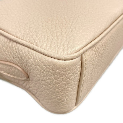 Prada Shoulder Bag Leather Light Pink Gold Strap Removable — view 6