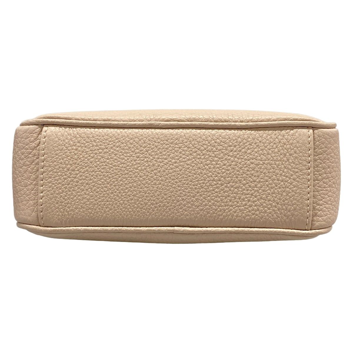 Prada Shoulder Bag Leather Light Pink Gold Strap Removable — view 5