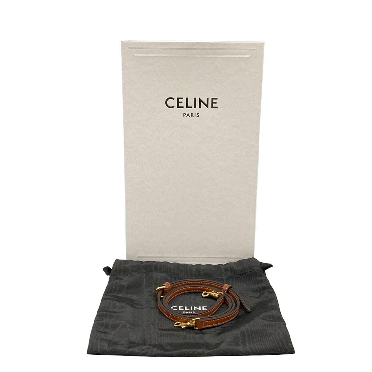 Celine Handbag Mini Boston Cuill Triomphe Tan — view 8