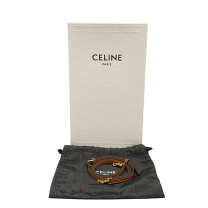 Celine Handbag Mini Boston Cuill Triomphe Tan — view 8