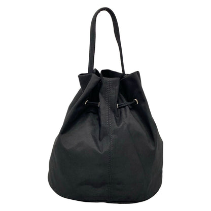 Balenciaga Handbag Wheel Drawstring Black White Embroidery — view 3