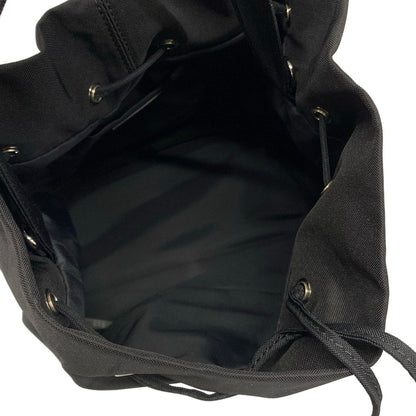 Balenciaga Handbag Wheel Drawstring Black White Embroidery — view 7