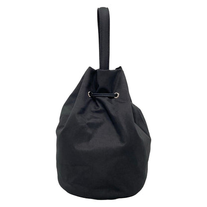 Balenciaga Handbag Wheel Drawstring Black White Embroidery — view 4