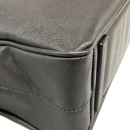 Prada Business Bag Black No Lock Leather — view 6