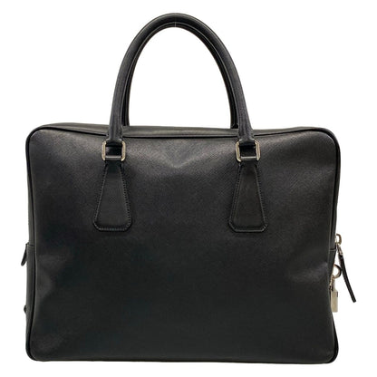 Prada Business Bag Black No Lock Leather — view 3