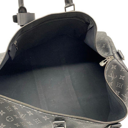 Louis Vuitton Boston Bag Monogram Eclipse Keepall Bandouliere 55 — view 7