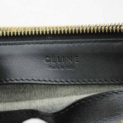 Celine Trio Shoulder Bag Leather Black — view 3