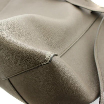Celine Cabas Phantom Small with Tassel Tote Shoulder Bag Leather Gray — view 8