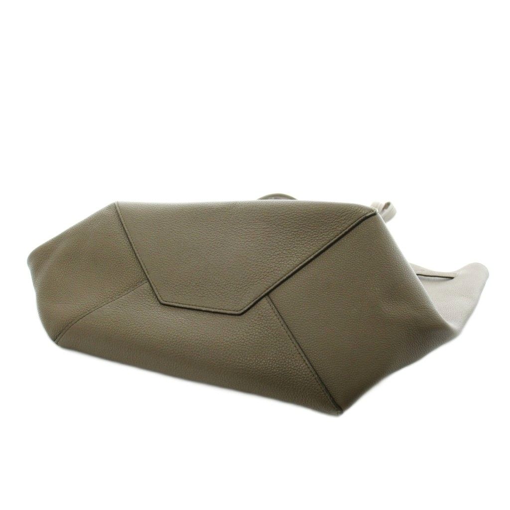 Celine Cabas Phantom Small with Tassel Tote Shoulder Bag Leather Gray — view 5