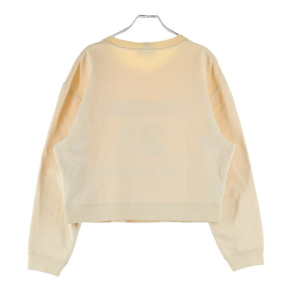 Chanel Camellia Front Bead Sweatshirt Ivory — view 2