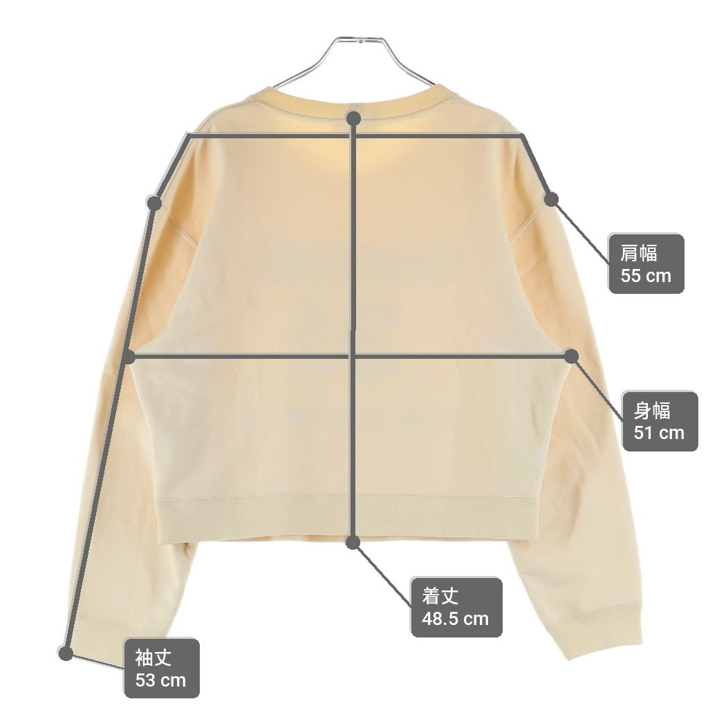 Chanel Camellia Front Bead Sweatshirt Ivory — view 9