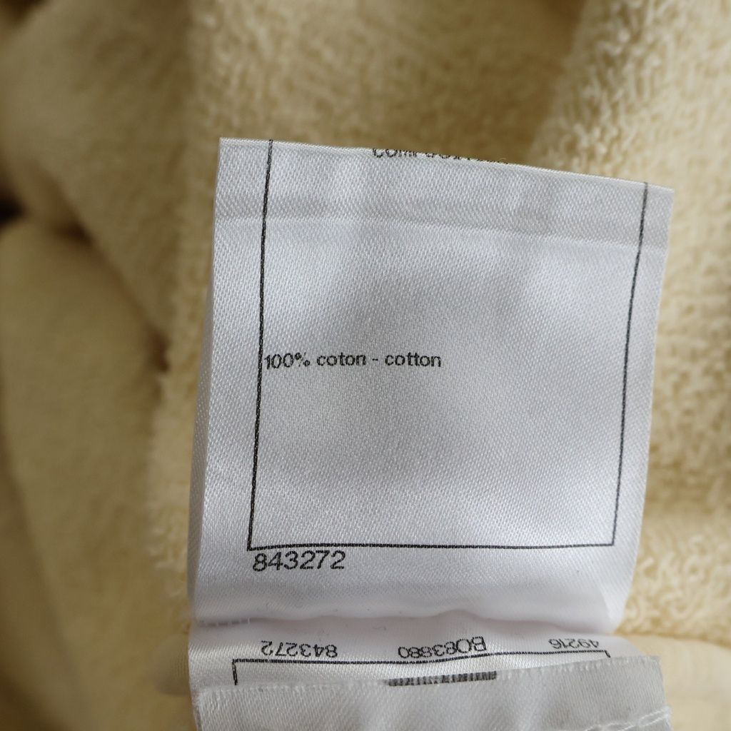 Chanel Camellia Front Bead Sweatshirt Ivory — view 7