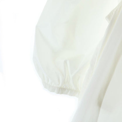 Moncler Simone Rocha Pearl Logo Shirt Dress Ivory — view 5