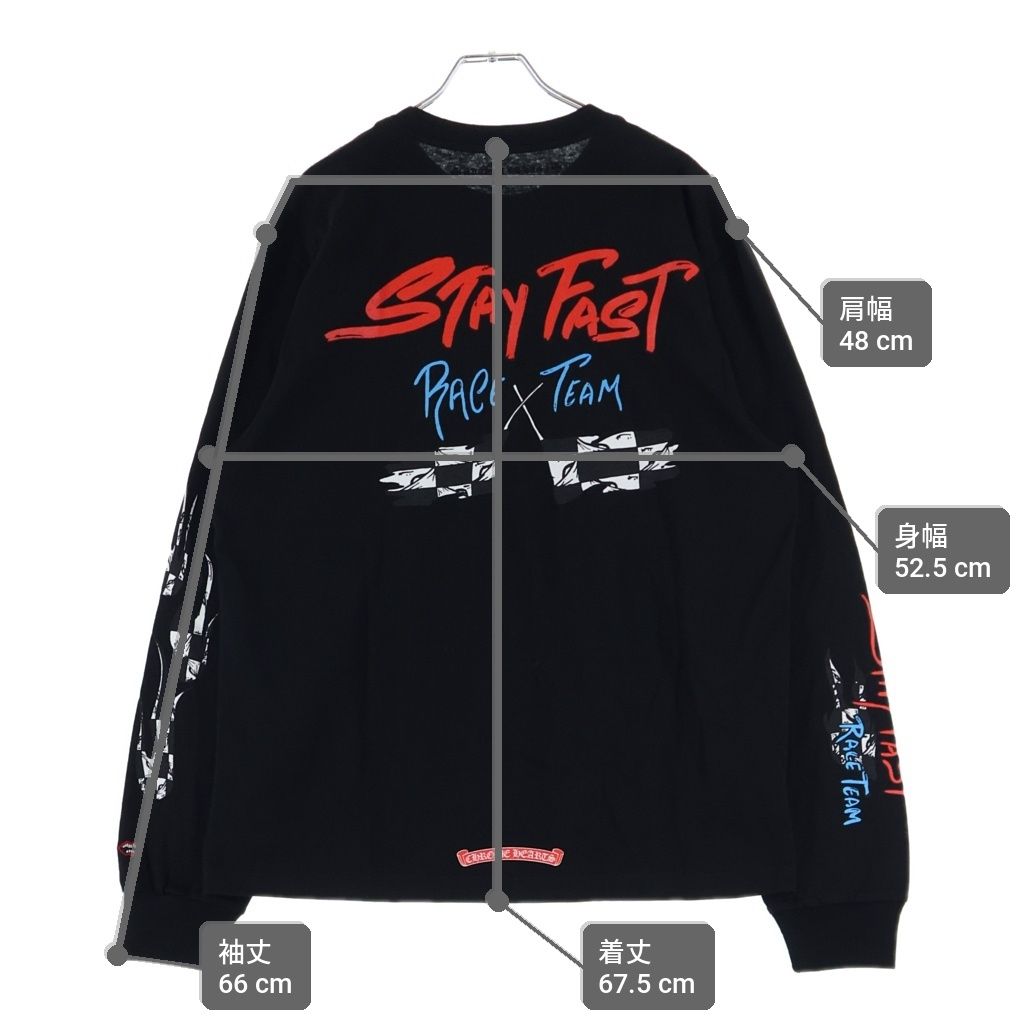 Chrome Hearts Matty Boy Ppo Stay Fast Matelasse Team L S Tee Boy Long Sleeve — view 9