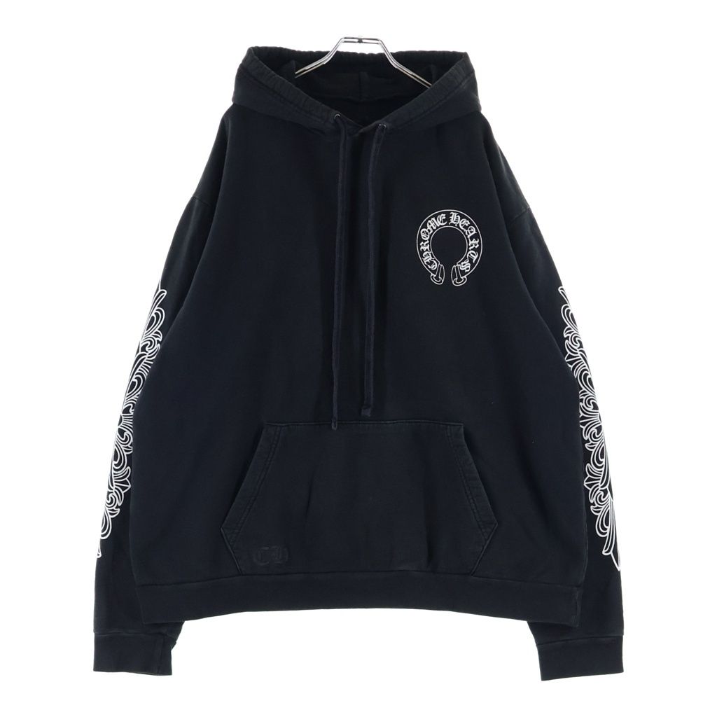 Chrome Hearts Sweatshirt Plvr Sleeve Floral Back Horse Shoe Print Pullover — view 2