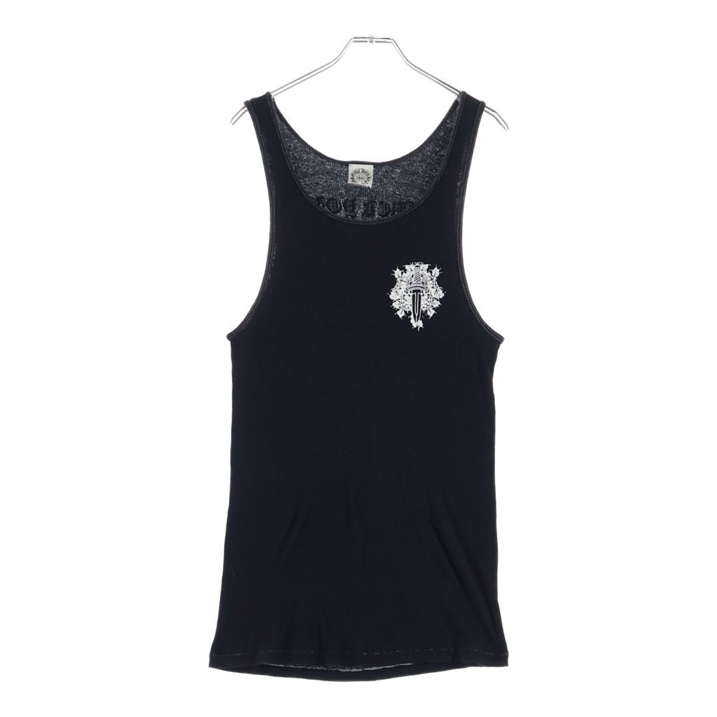 Chrome Hearts Vintage Vine Daga Tank Top Sleeveless Top Black